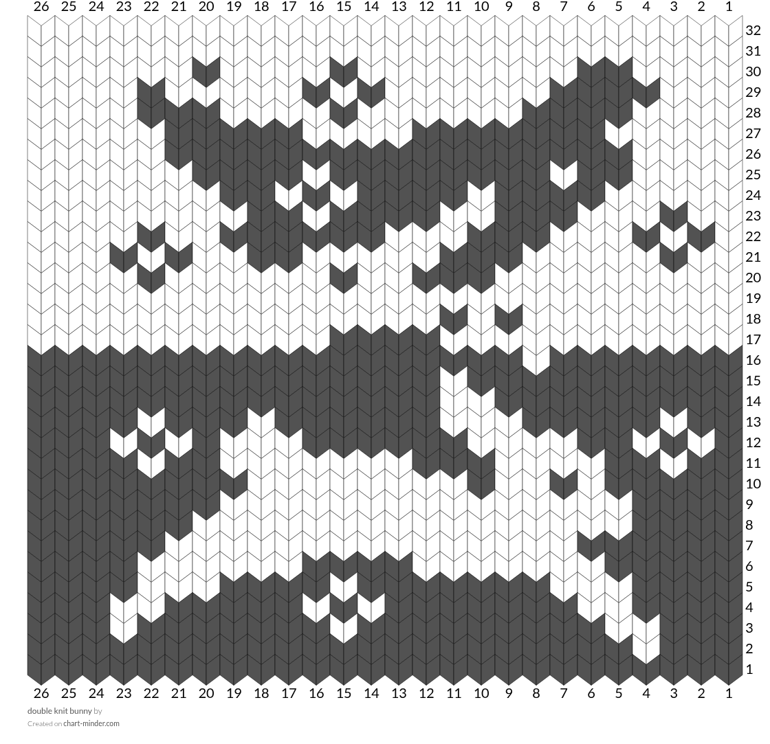double knit bunny