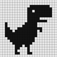 Dinosaur pixel crochet pattern.jfif