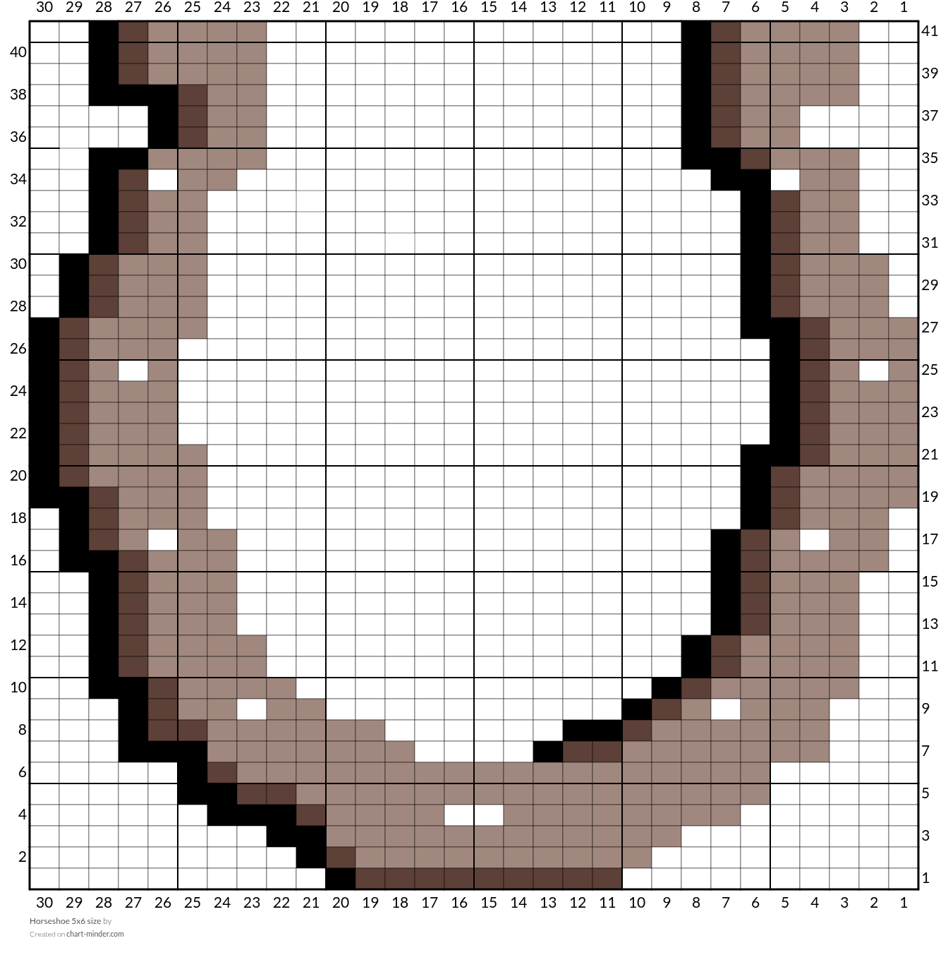 Horseshoe 5x6 size