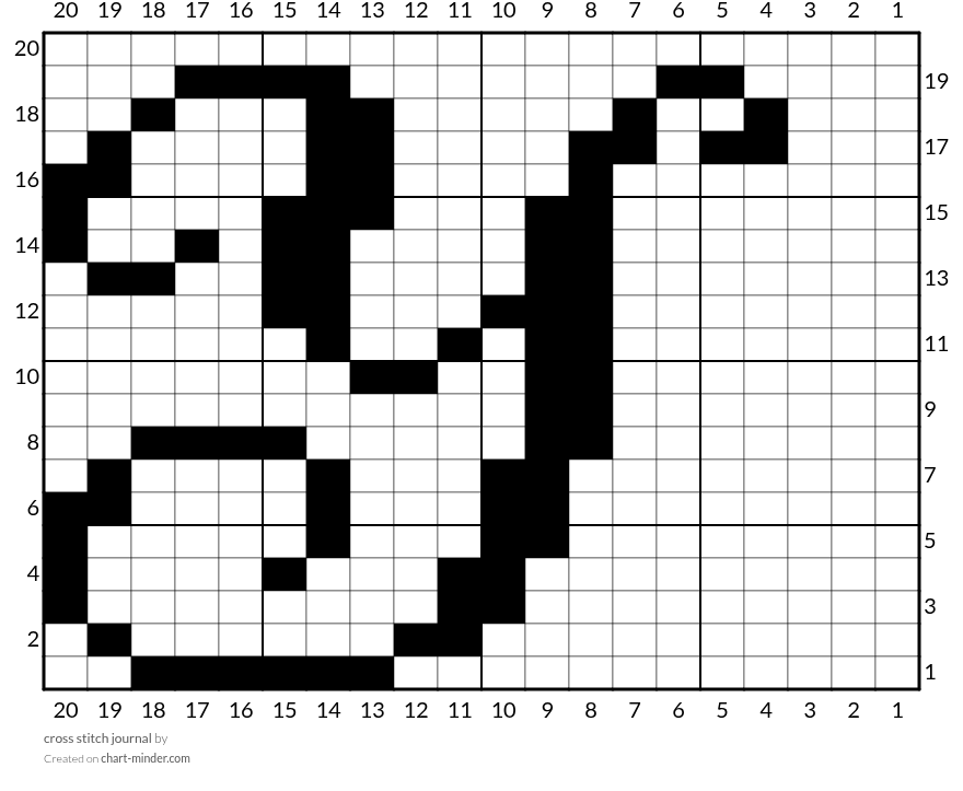 cross stitch journal