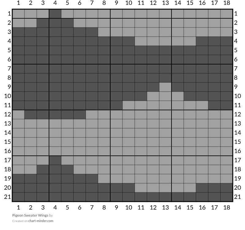 Pigeon Sweater Wings