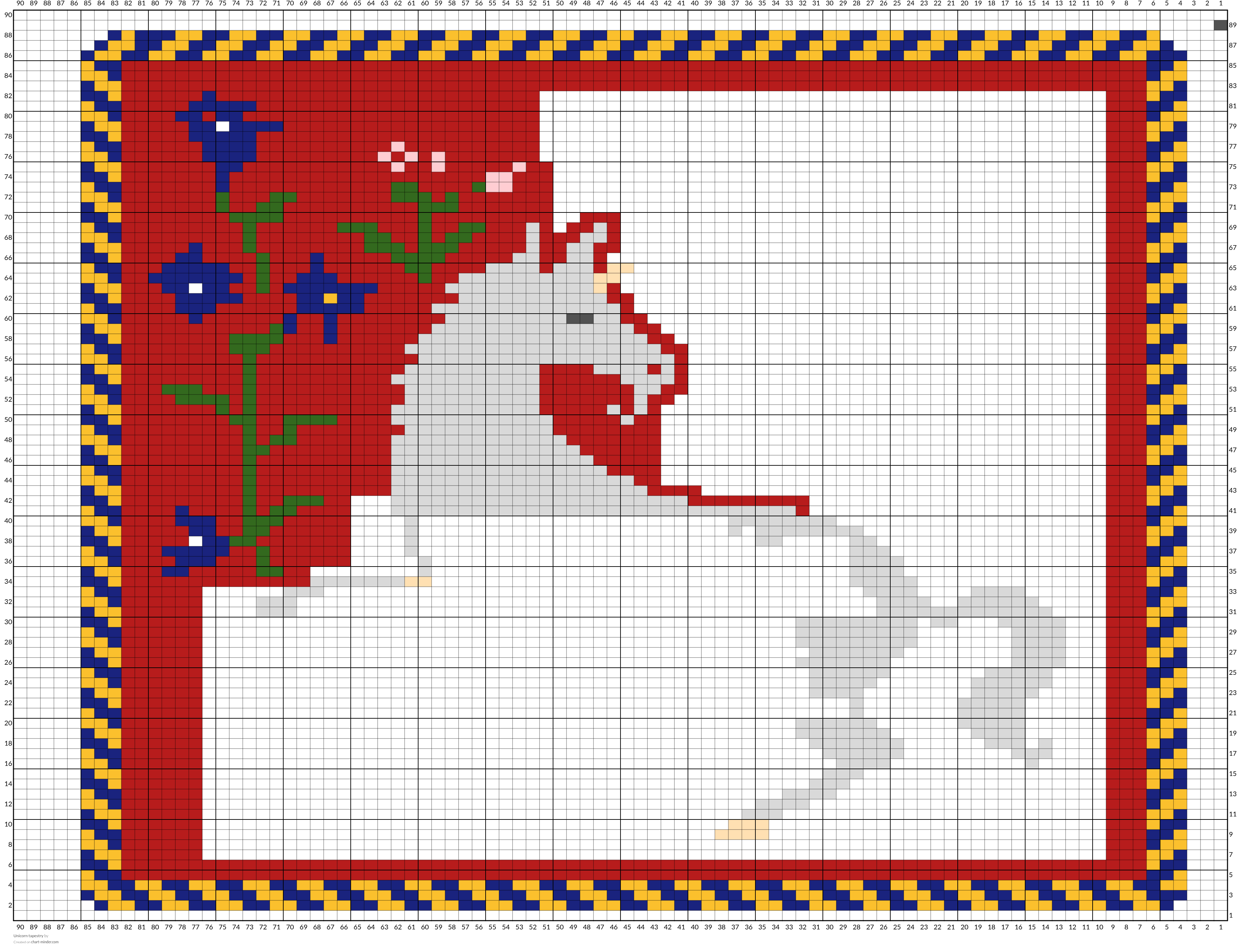 Unicorn tapestry