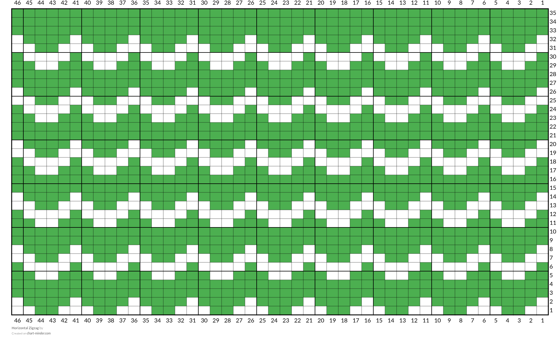 Horizontal Zigzag
