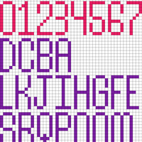 Alphabet & Numbers Wide