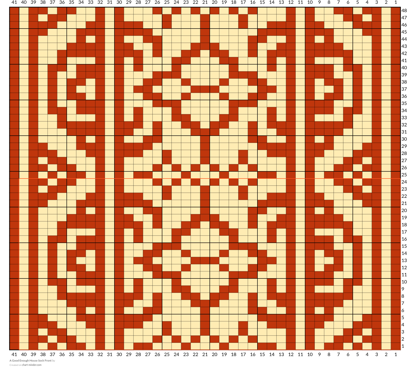 A Good Enough House Sock Front