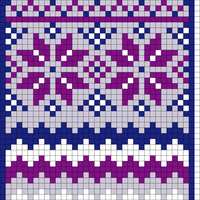 Hat with  norwegian traditional Pattern 