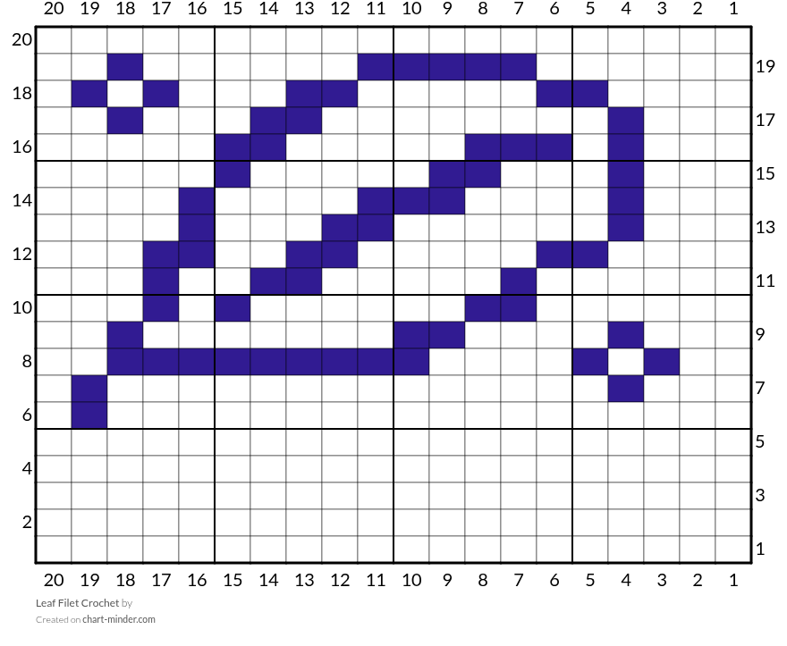 Leaf Filet Crochet