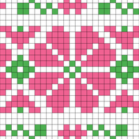 Copy of Copy of Ribbons of roses by Ashley Weeks Cart | Chart Minder