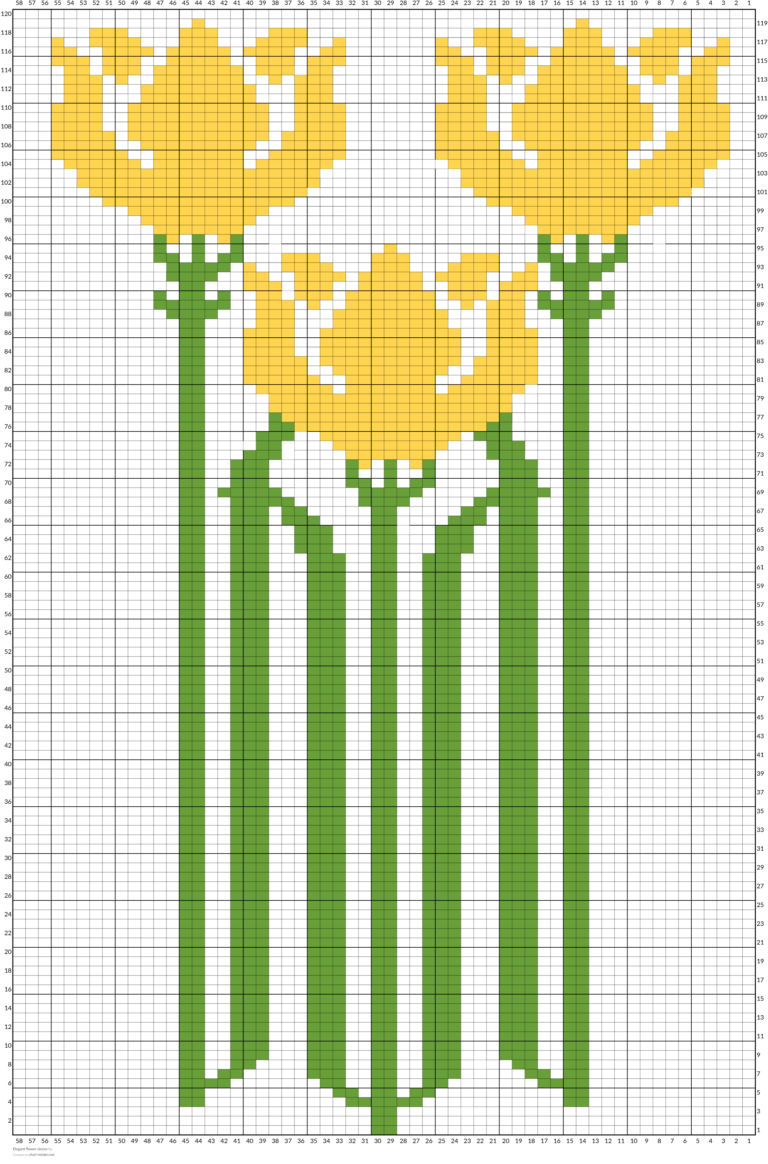 Elegant flower sleeve