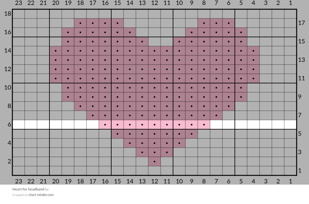 Heart for headband