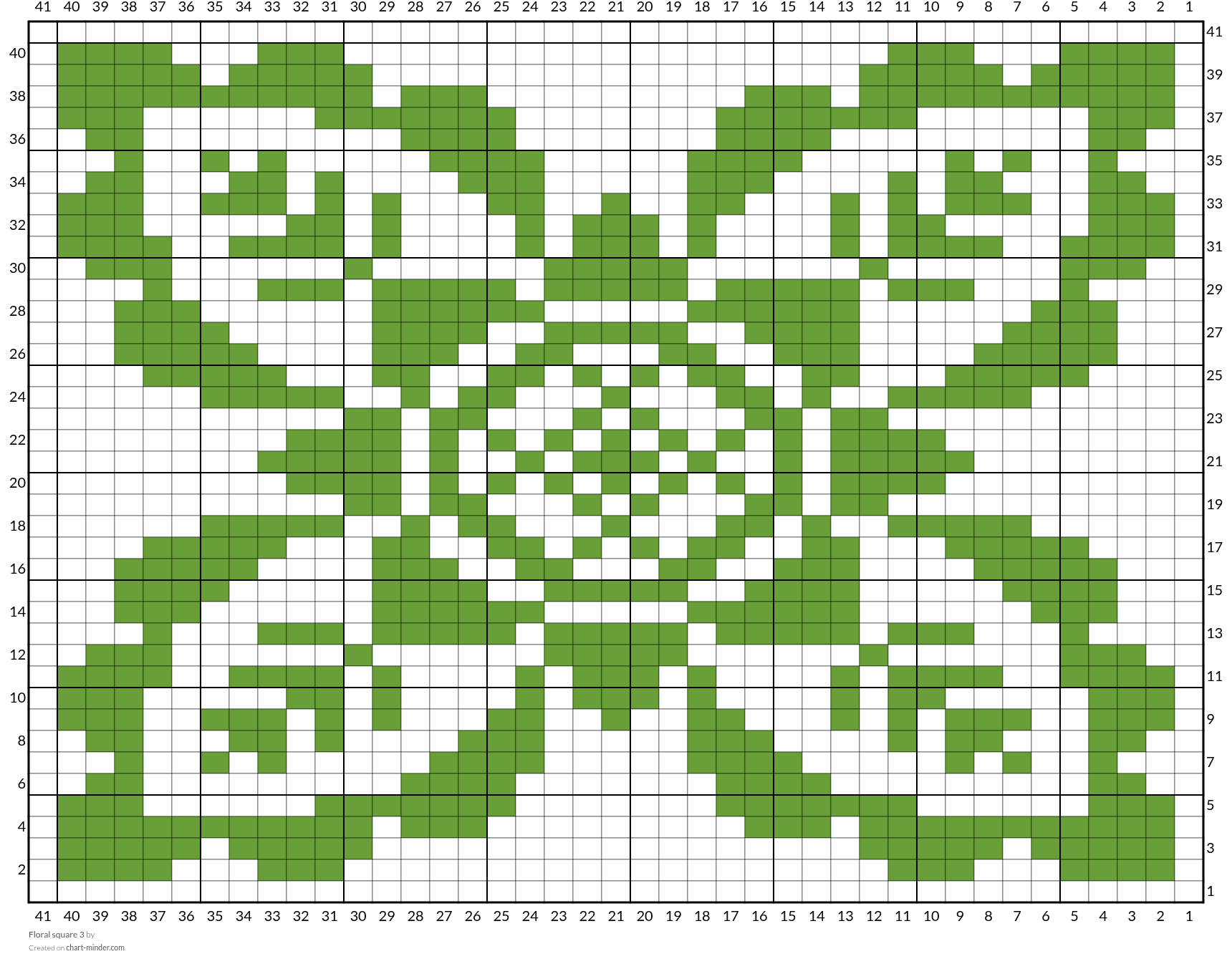 Floral square 3
