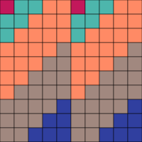 Triangles, colorway 2