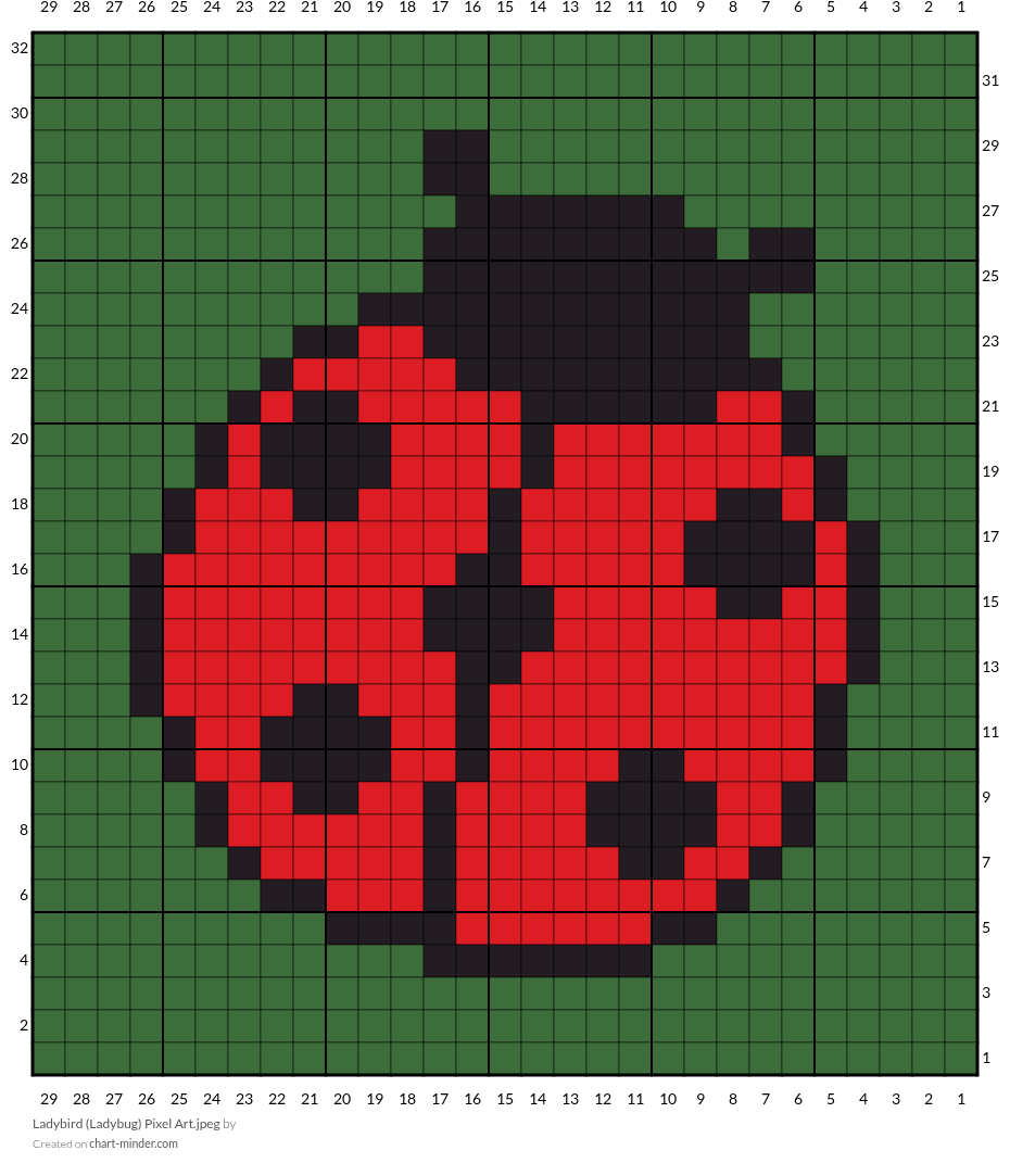 Ladybird (Ladybug) Pixel Art.jpeg