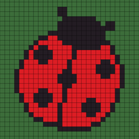 Ladybird (Ladybug) Pixel Art.jpeg