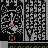 custom cat mitten -left