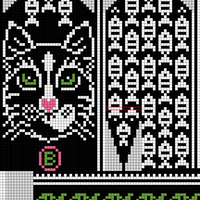 custom cat mitten -left