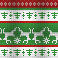 Nora Christmas stocking pattern