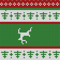 Nora Christmas stocking pattern