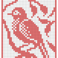 songbird mittens -- double knit