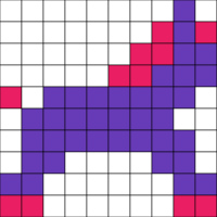 ENHJØRNING VENSTRE VOTT