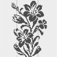 flower filet crochet