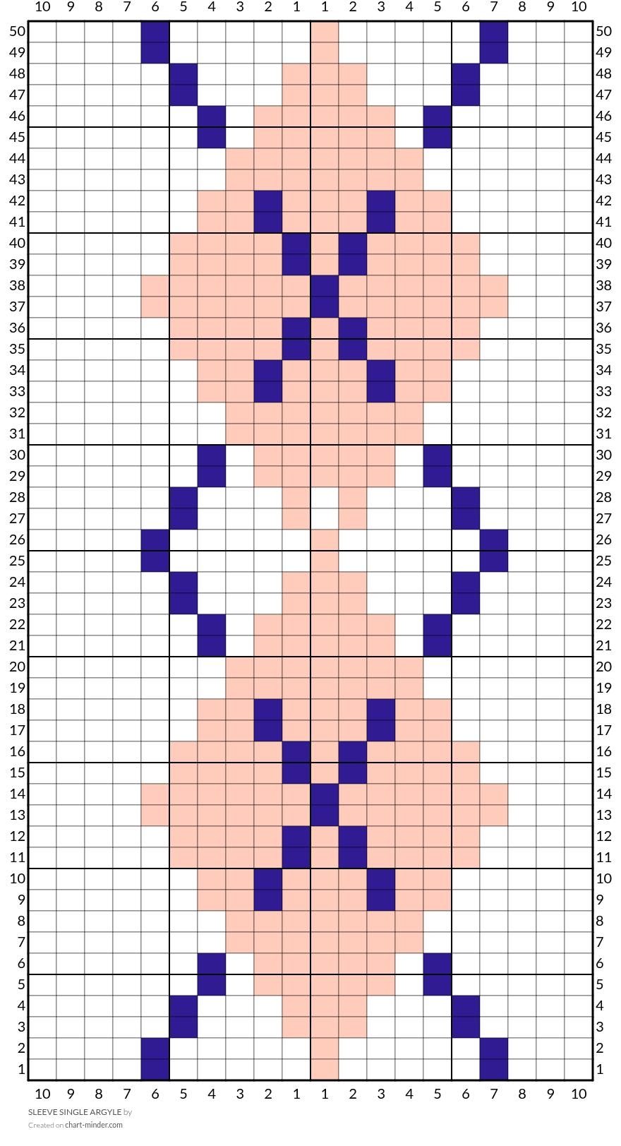 SLEEVE SINGLE ARGYLE