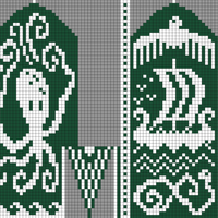 Viking mitten