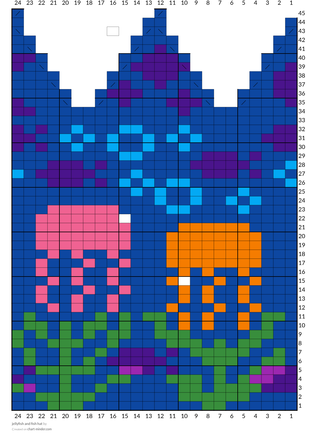 jellyfish and fish hat