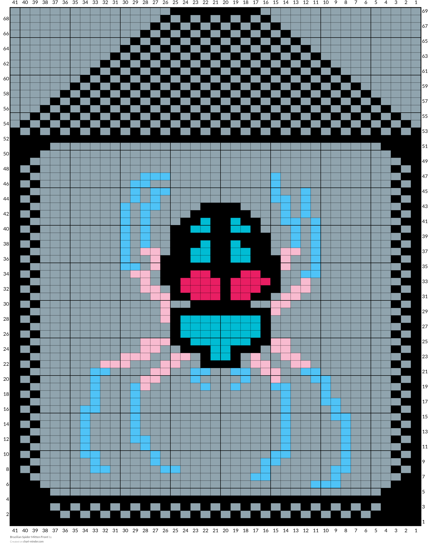 Brazilian Spider Mitten Front