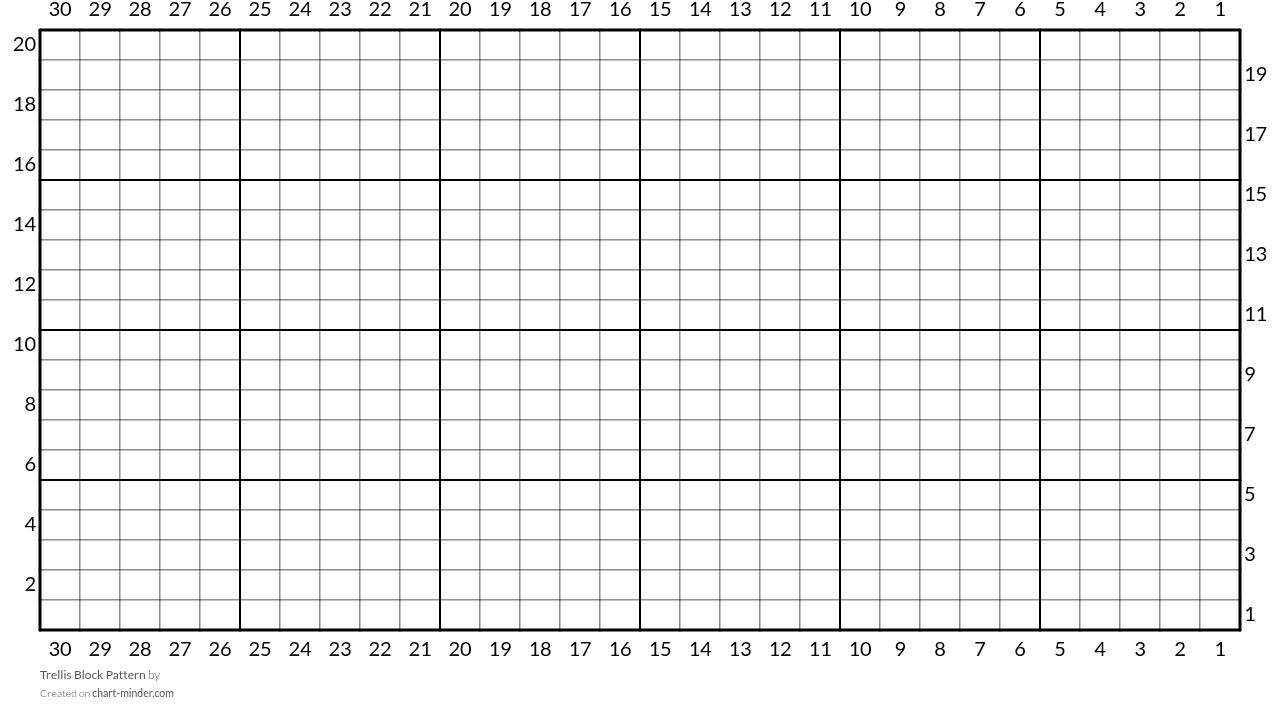 Trellis Block Pattern
