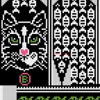 Copy of custom cat mitten -left