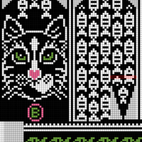 custom cat mitten - right