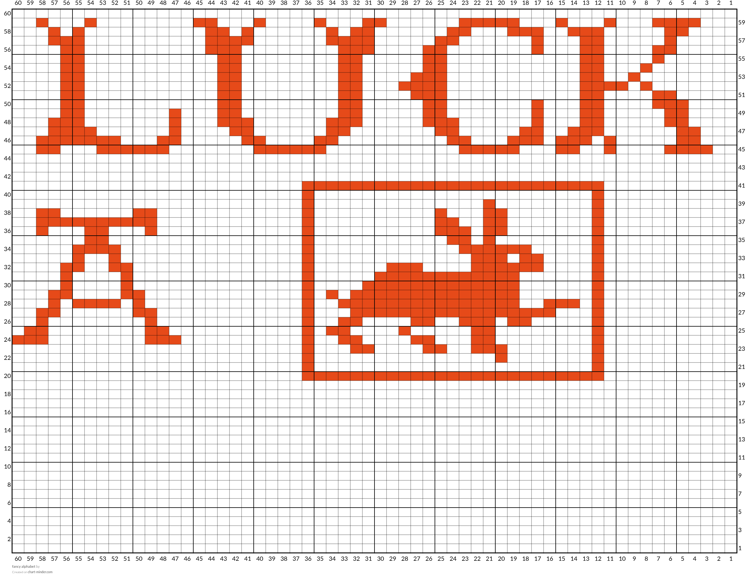 fancy alphabet