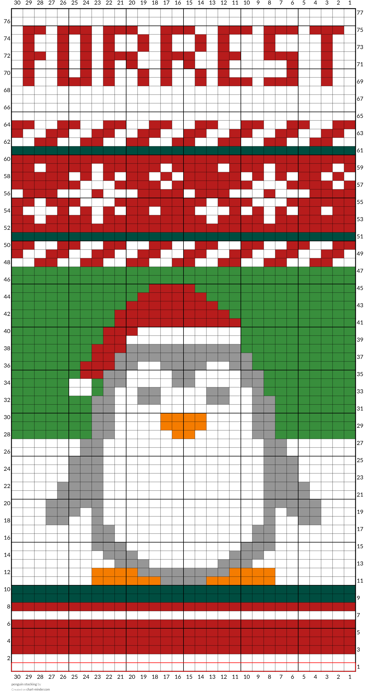 penguin stocking