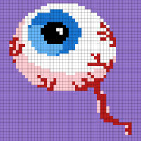 blue eye ball