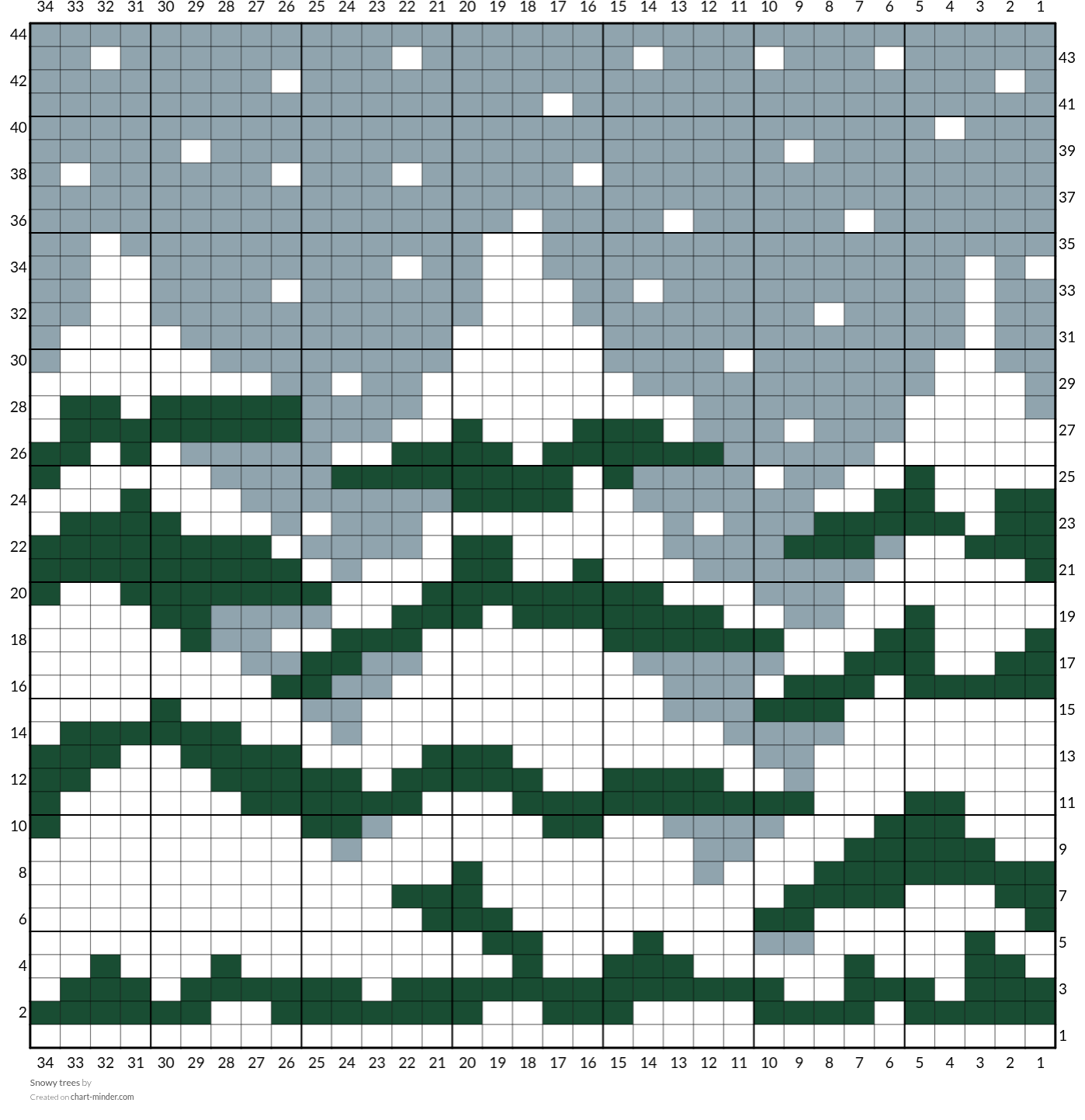 Snowy trees