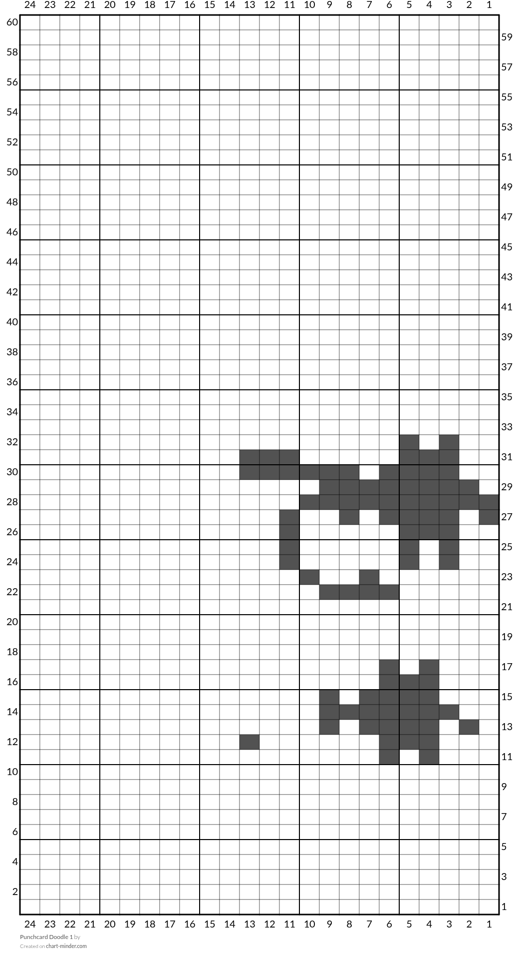 Punchcard Doodle 1