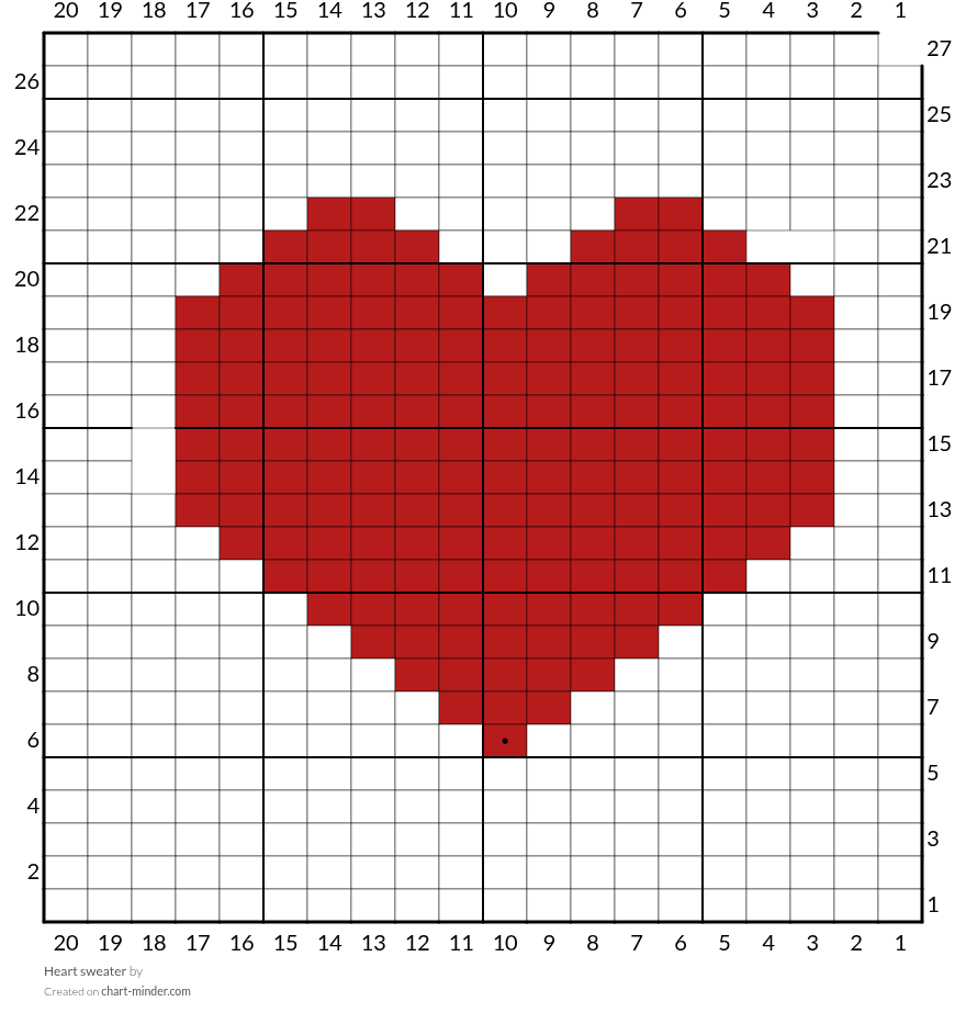Heart sweater