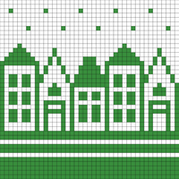 Frosty Town Potholder