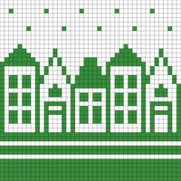 Frosty Town Potholder