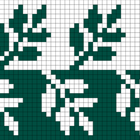 Copy of Leaf Band Block Pattern for Sweater