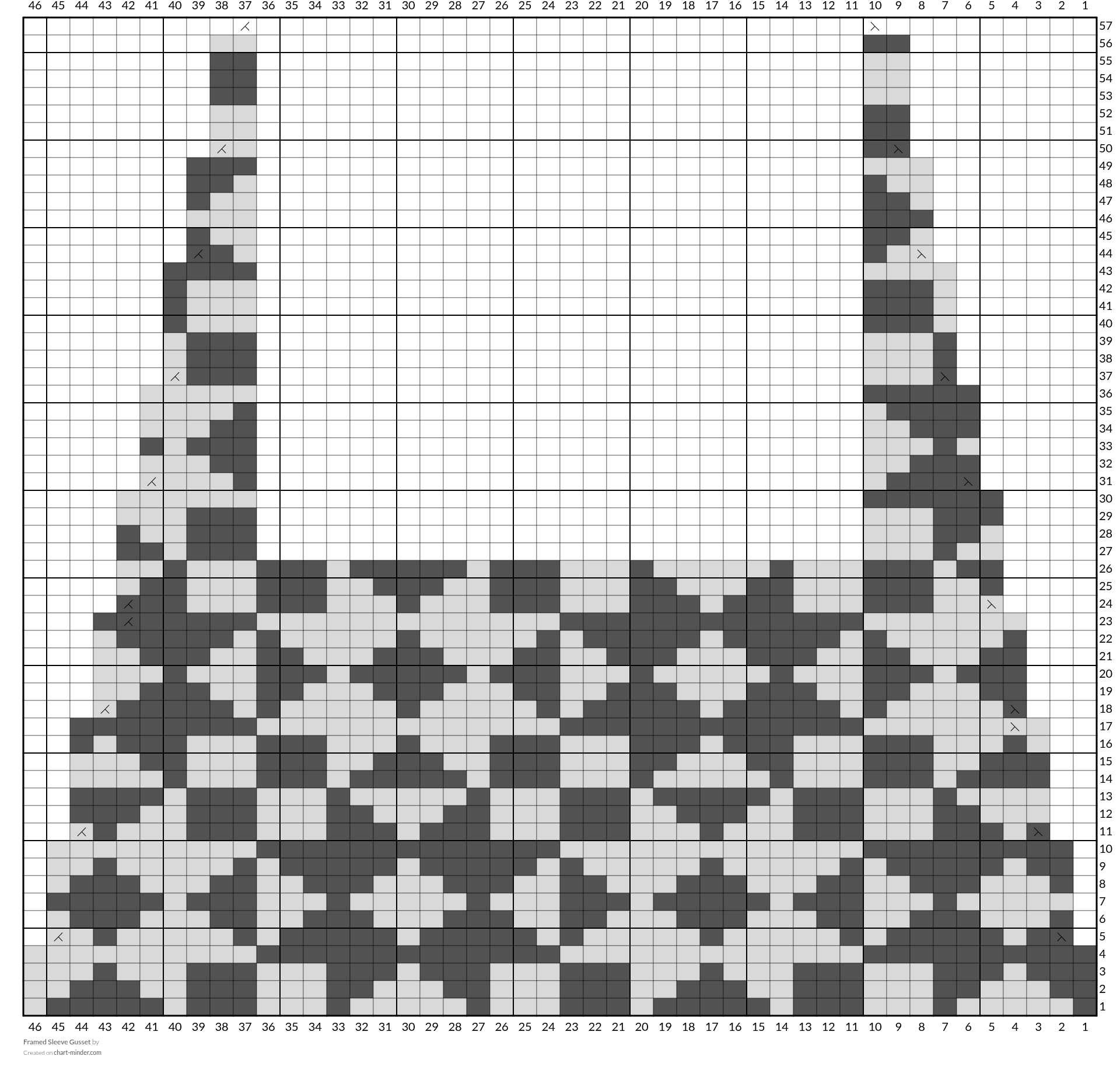 Framed Sleeve Gusset