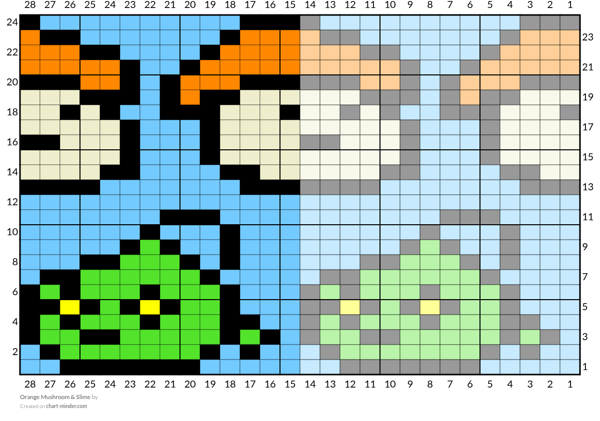 Orange Mushroom & Slime