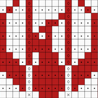 Rebel Loon flat knit pattern