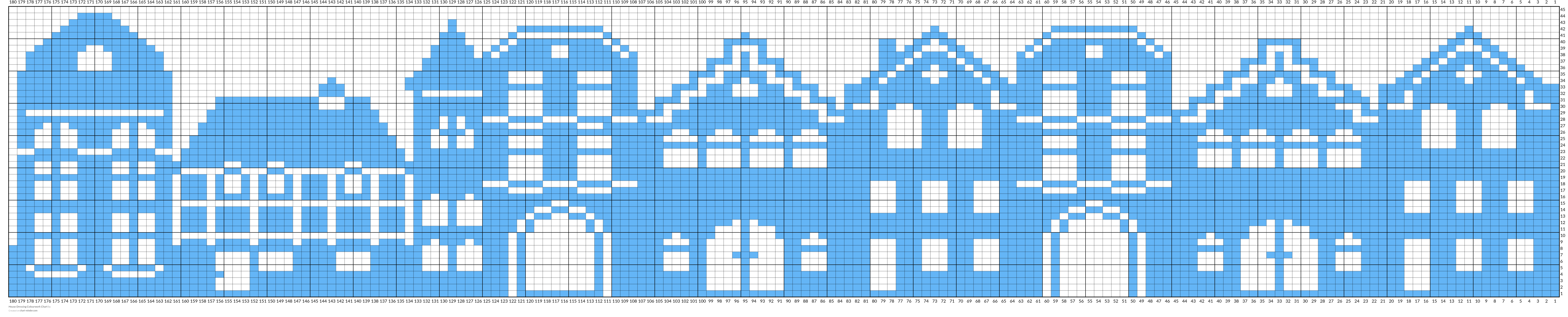 House Dressing Colourwork Chart