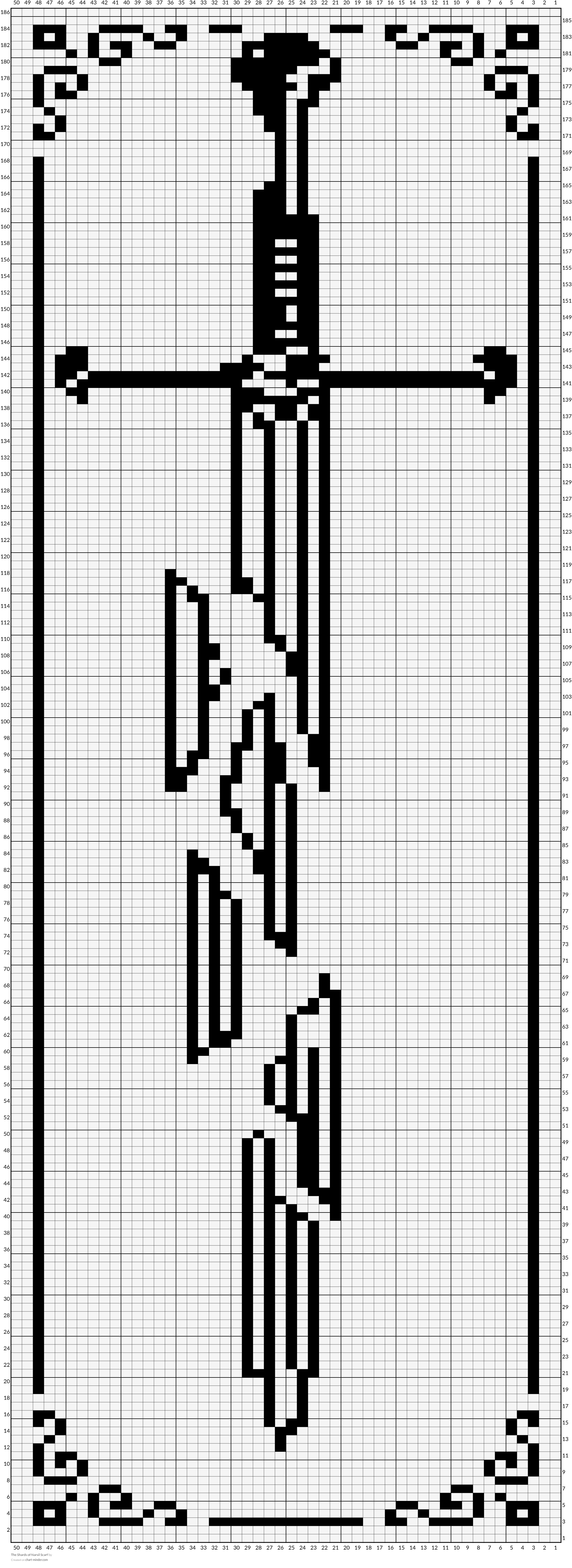 The Shards of Narsil Scarf