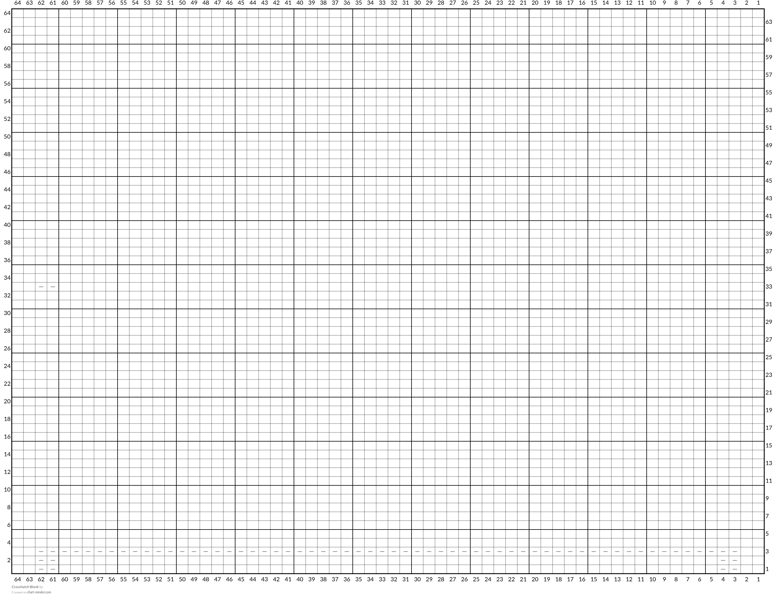Crosshatch Blank