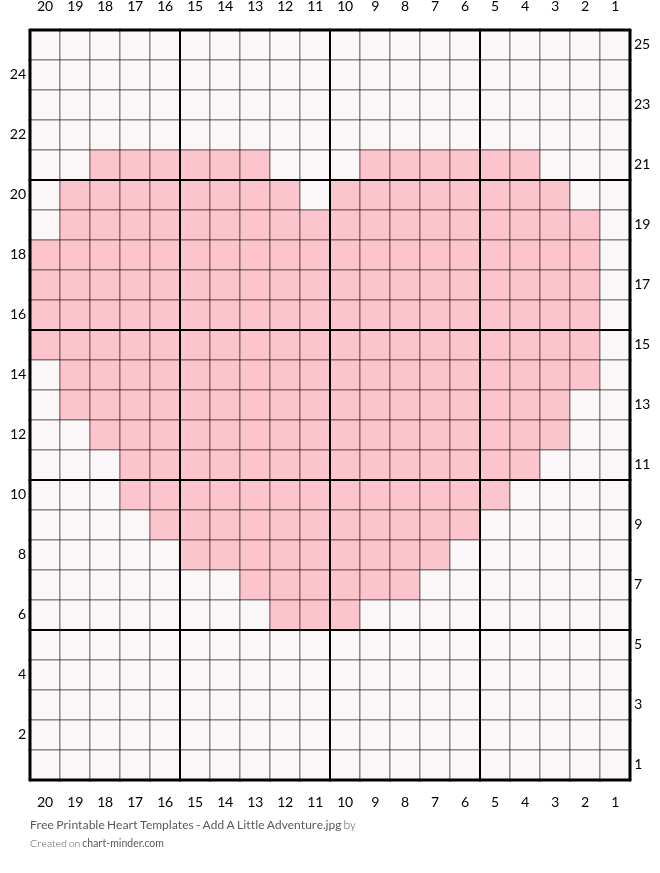 Free Printable Heart Templates - Add A Little Adventure.jpg