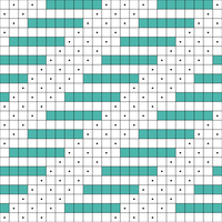 Diagonal Seed Stitch