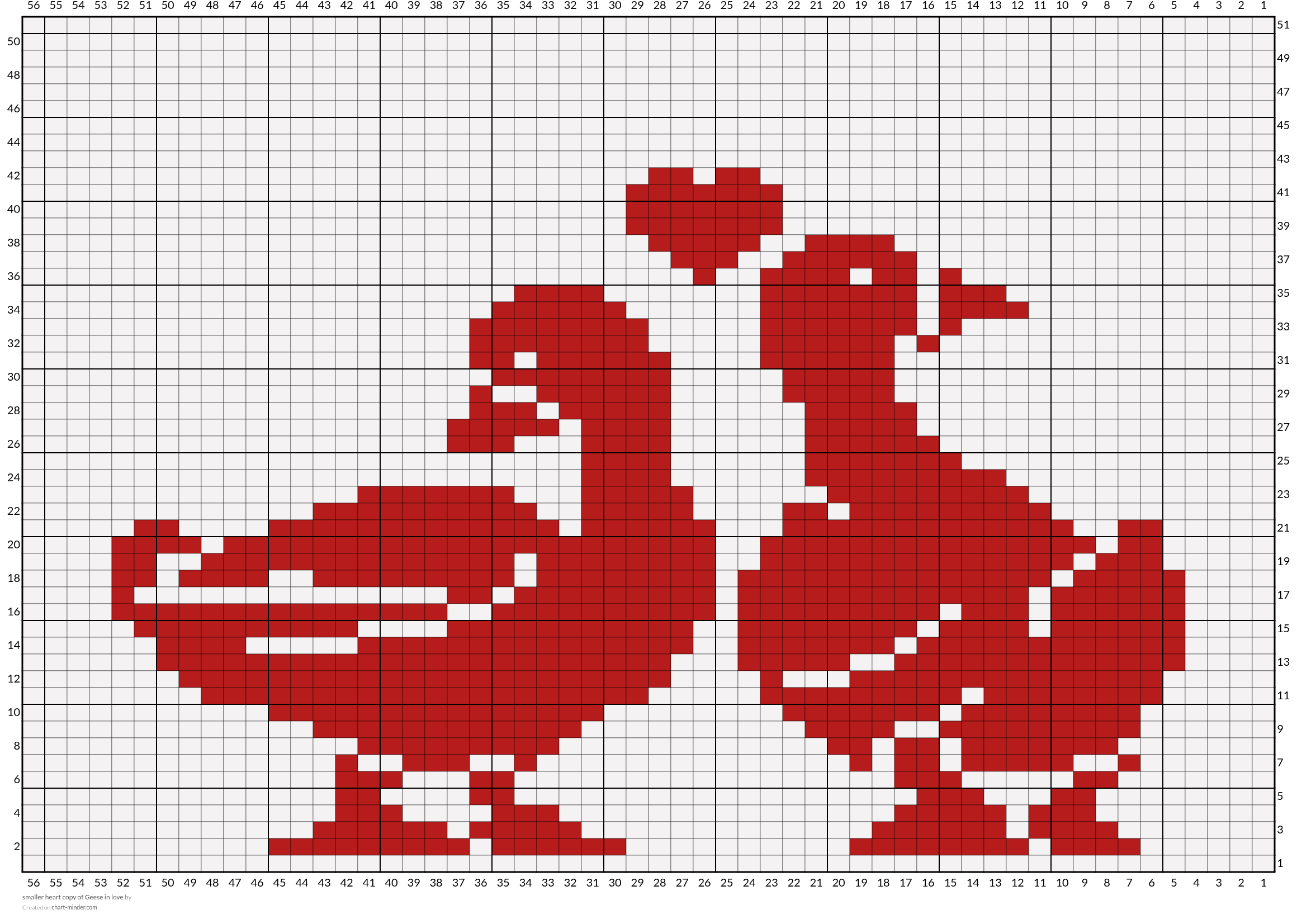 smaller heart copy of Geese in love